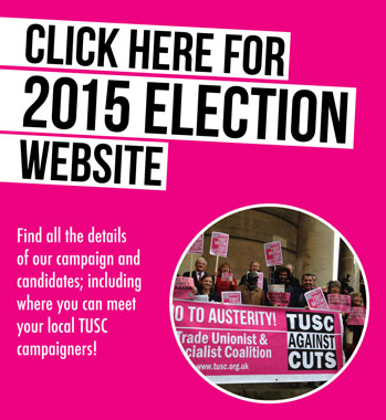 TUSC election campiagn website